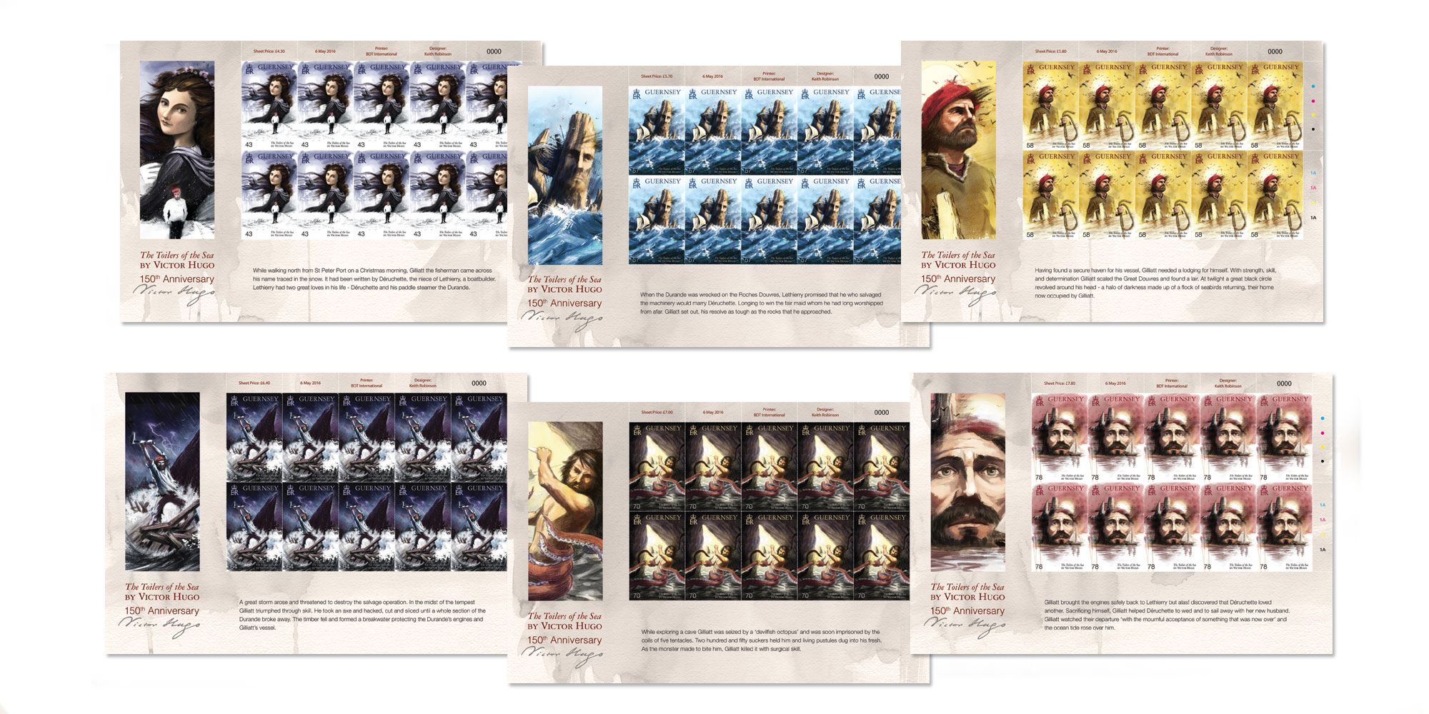 Sheets of 10